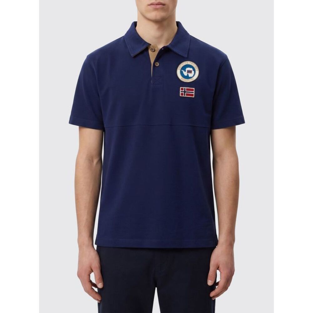 Napapijri Men Cotton Polo Shirt With Logo Napapijri
